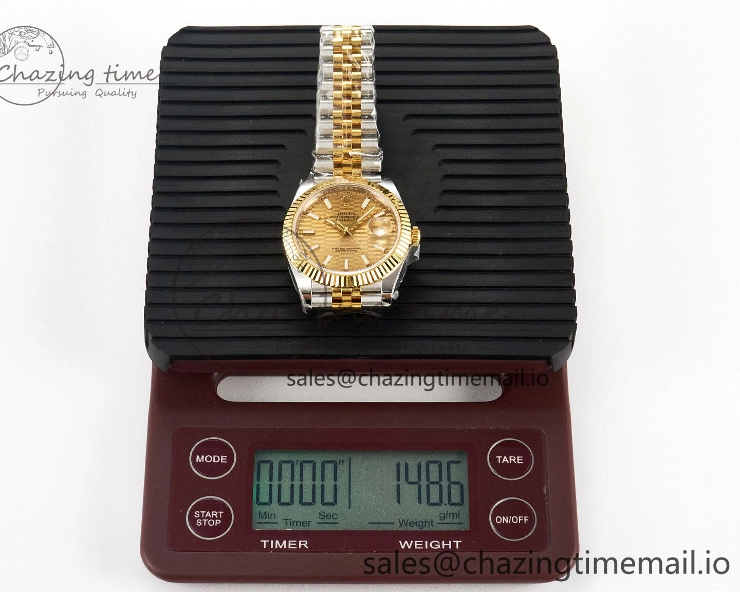 0105 Attractive DateJust 41 SS YG ARF 1:1 Best Edition 904L Steel YG Textured Stick Dial on Jubilee Bracelet SH3235 (Gain Weight) 1226